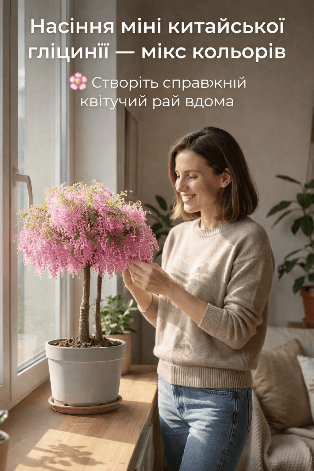 Насіння міні китайської гліцинії