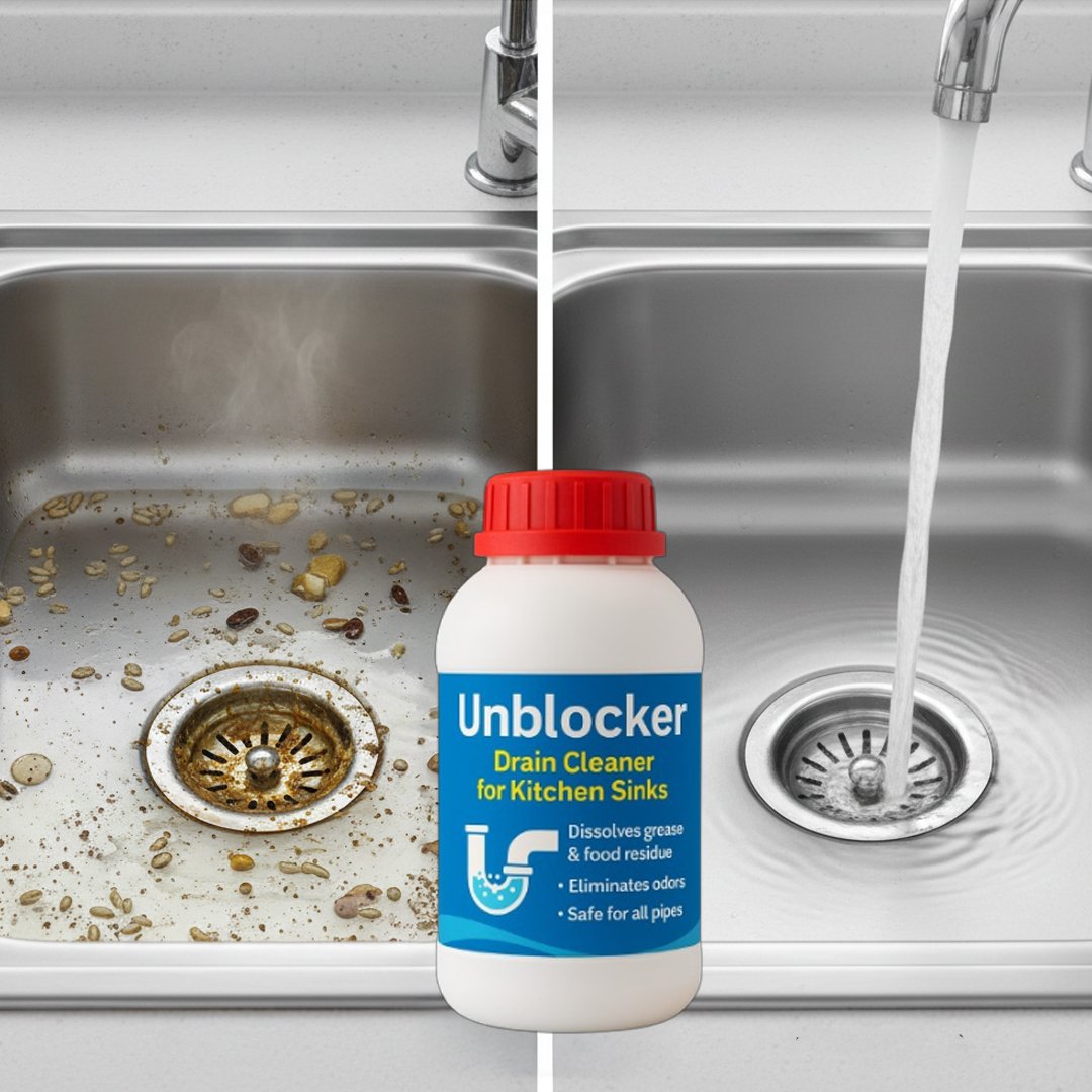 UNBLOCKER — ПРОЧИСТКА КУХОННИХ ТРУБ ЗА 5–15 ХВ