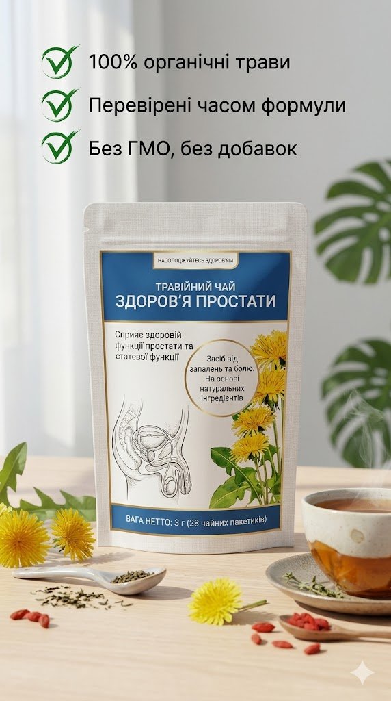 TEAHERB – чай для очищення простати