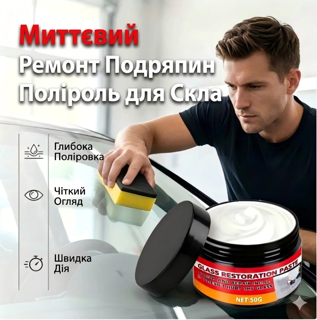 Паста для видалення подряпин з автомобіля